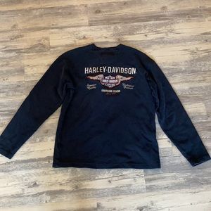 Vintage Harley Davidson pullover w/ 3D emblem